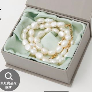 スライ(SLY)のsly R／C PEARL ネックレス WHT/FREE パールネックレス(ネックレス)