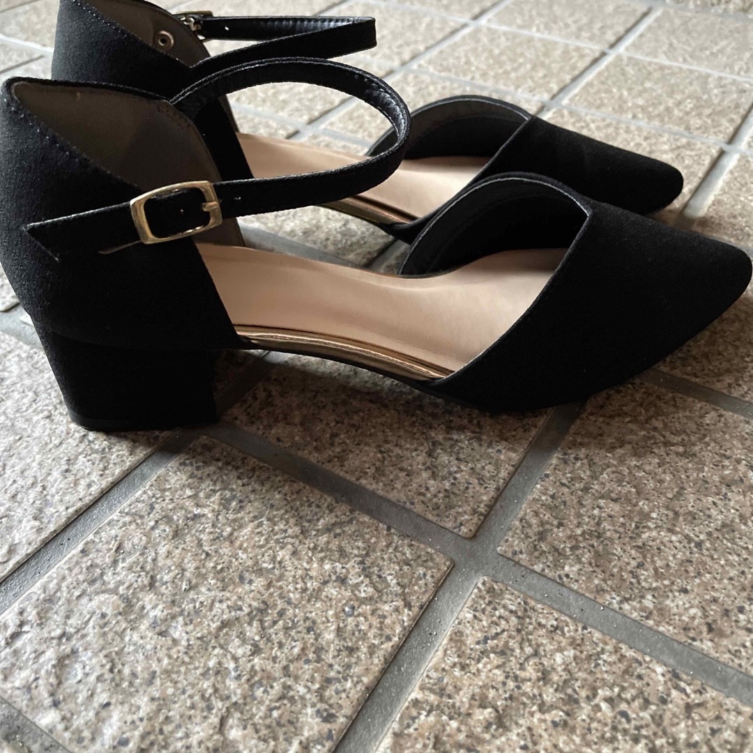 ブラックヒール レディースの靴/シューズ(ハイヒール/パンプス)の商品写真