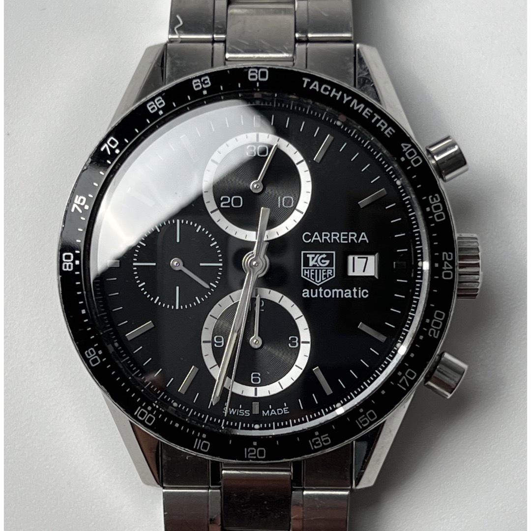 TAG Heuer(タグホイヤー)のタグホイヤー　カレラ　クロノグラフ　訳あり　tag heuer  メンズの時計(腕時計(アナログ))の商品写真