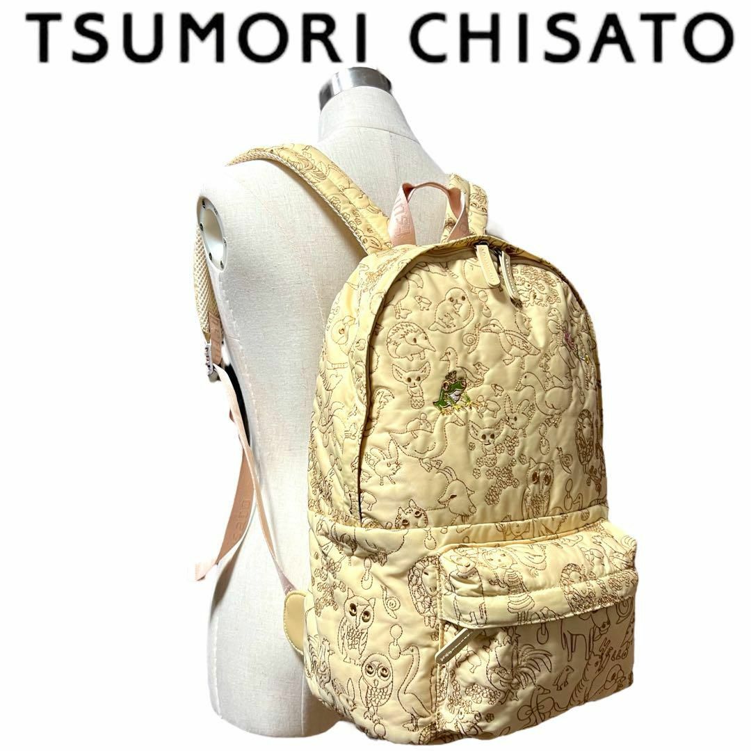 ツモリチサトキャリー tsumori chisato 森のどうぶつ刺繍 リュック