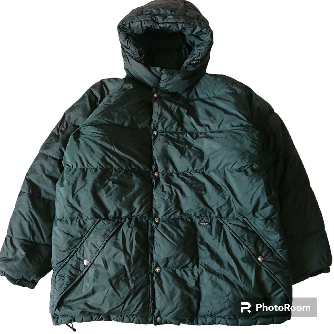 ☆状態良好☆POLO SPORT ダウンジャケット 深緑 XL アメカジ 古着