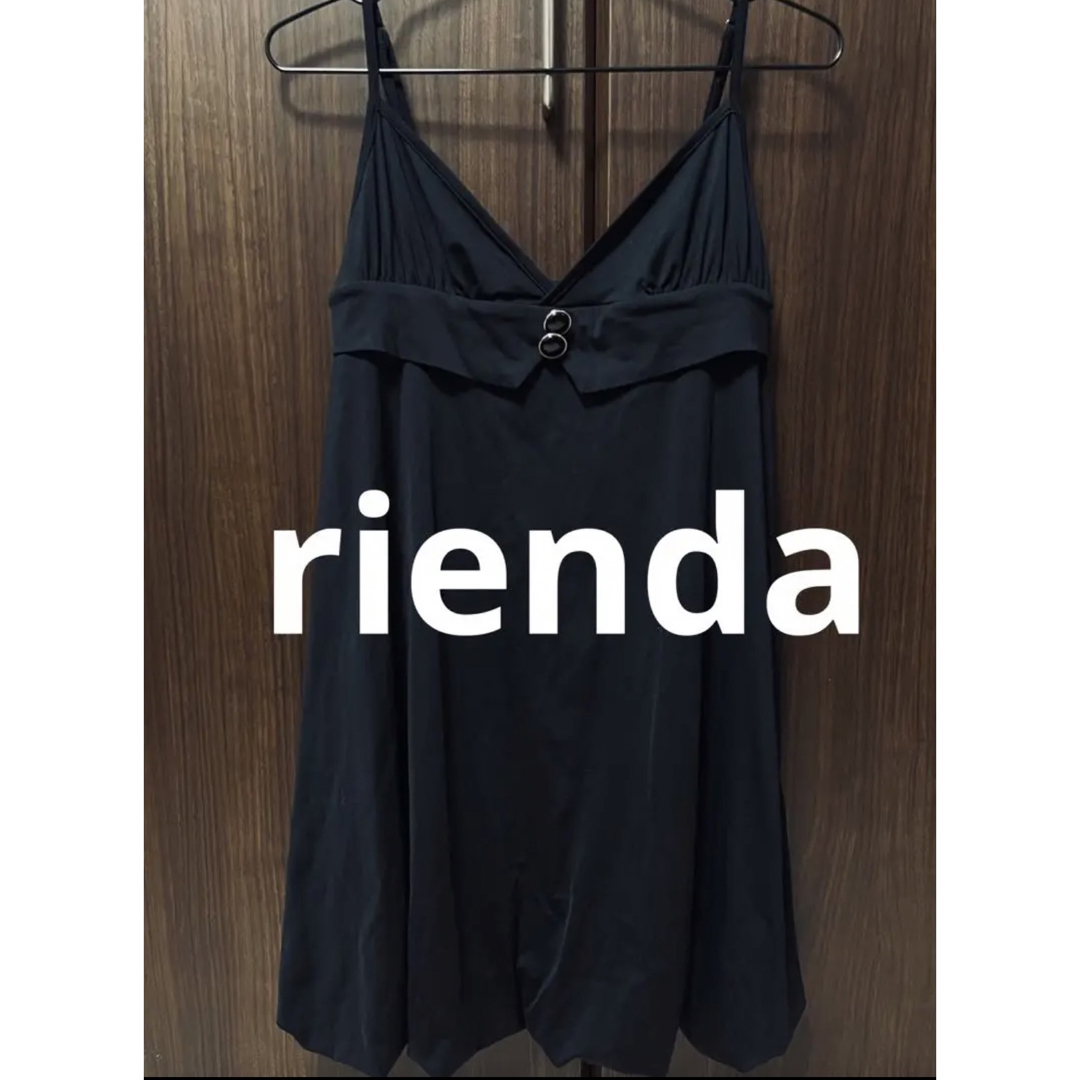 rienda(リエンダ)の【美品】rienda バルーンミニワンピース ブラック  free レディースのワンピース(ミニワンピース)の商品写真
