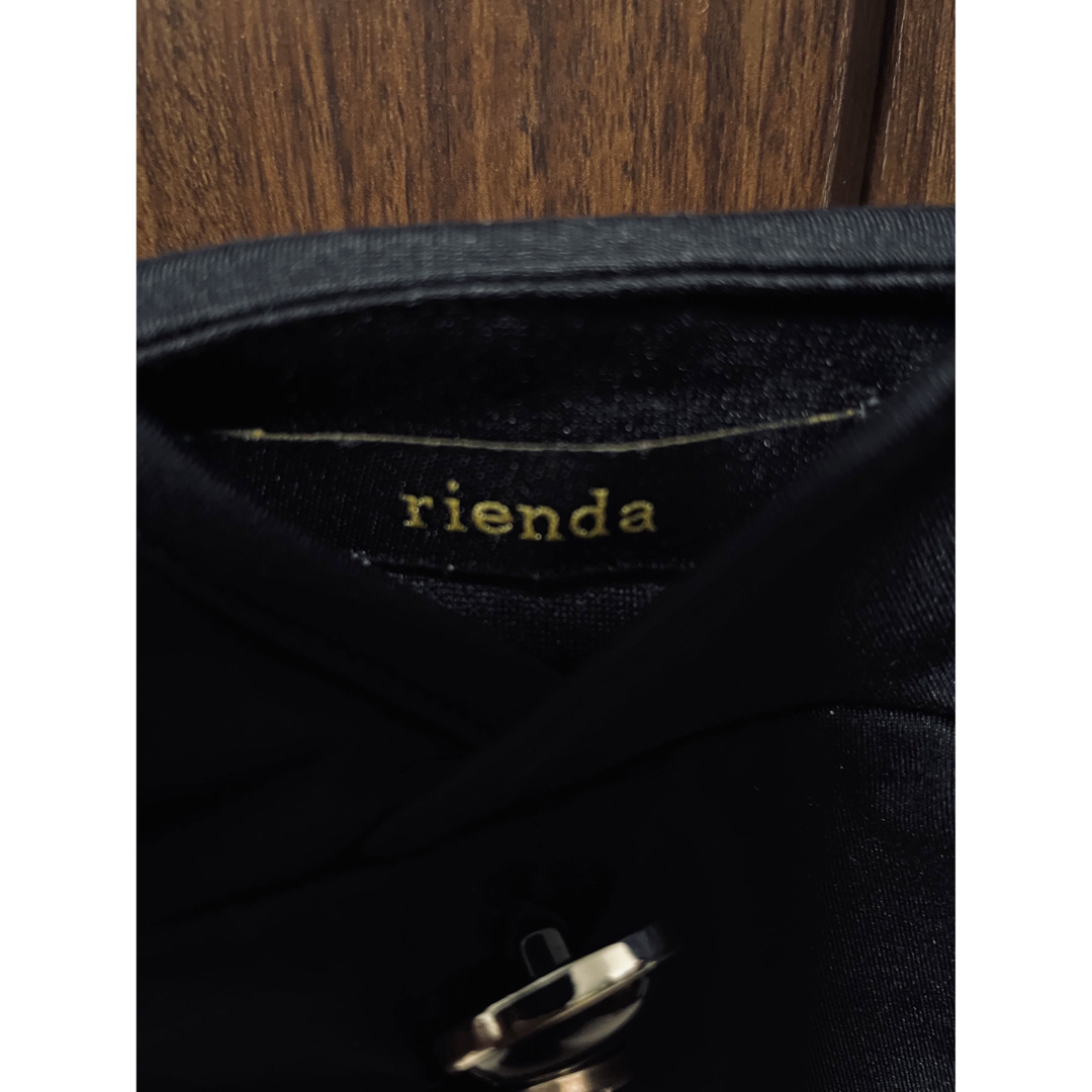 rienda(リエンダ)の【美品】rienda バルーンミニワンピース ブラック  free レディースのワンピース(ミニワンピース)の商品写真