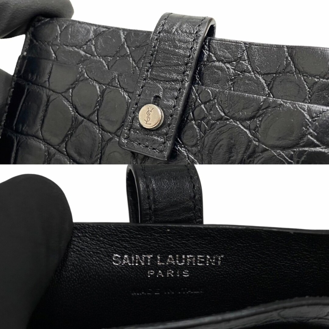 サンローラン　レザー　ミニウォレット　ブラック　saint laurent小銭入れわありますか