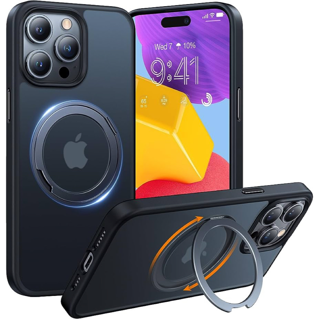 【隠しスタンド !極上透明】TORRAS iPhone 14 Pro Max 用
