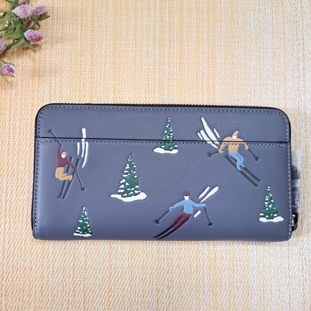 COACH - COACH コーチ 長財布 インダストリアルグレー CF070の通販 by