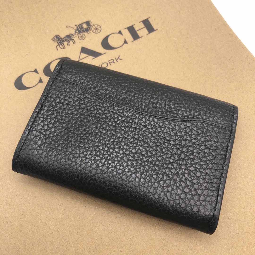 COACH ☆大人気☆ ビジネス カードケース ブラック 名刺入れ 新品