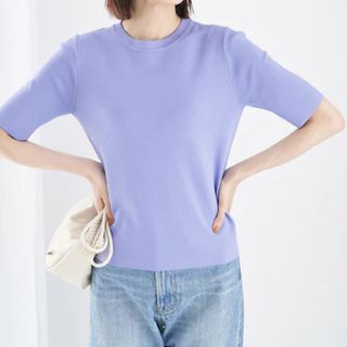 ロペピクニック(Rope' Picnic)のBeauty knit/ハーフスリーブニットトップス(カットソー(半袖/袖なし))