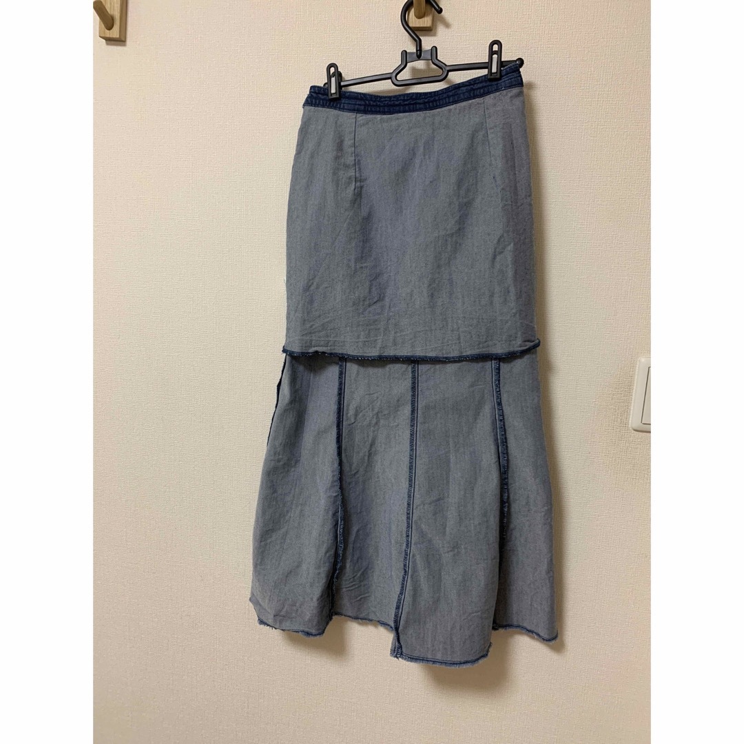 LOUNIE(ルーニィ)のルーニィ　デニムスカート　マーメイドスカートMサイズ　インディゴ レディースのスカート(ロングスカート)の商品写真