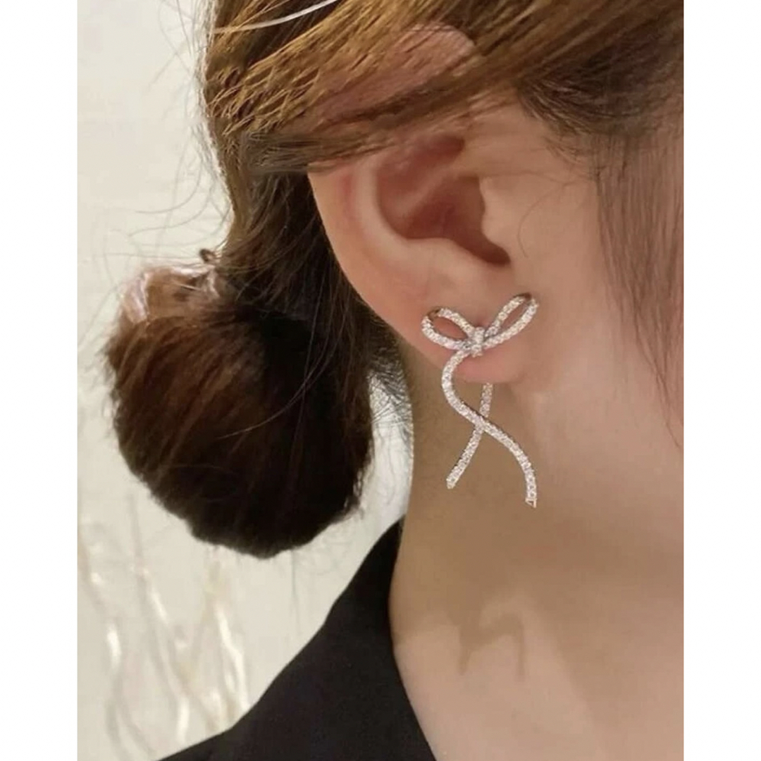 JILL by JILLSTUART(ジルバイジルスチュアート)の【Design ribbon pierce】#87 S925 レディースのアクセサリー(ピアス)の商品写真