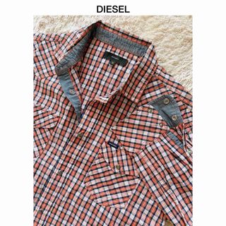 ディーゼル(DIESEL)の最終sale⭐︎未使用に近い美品★DIESEL⭐︎チェックシャツ(シャツ)