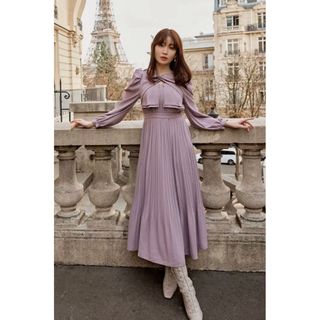 her lip to Verona Tweed Long Dress