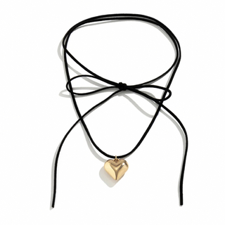 ザラ(ZARA)の【Design choker ribbon necklace】#847 シルバー(ネックレス)