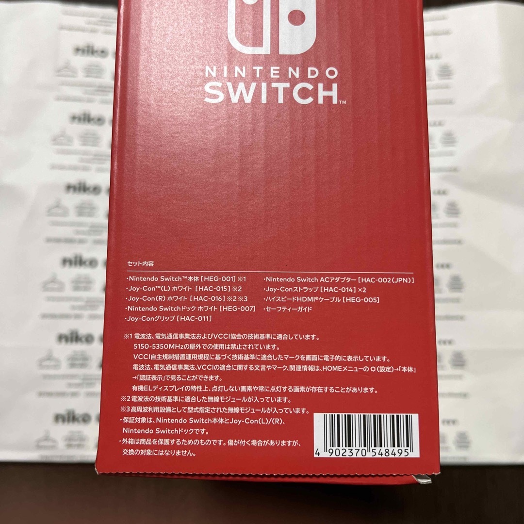 Nintendo Switch(ニンテンドースイッチ)のNintendo Switch 有機ELモデル Joy-Con(L)/(R) ホ エンタメ/ホビーのゲームソフト/ゲーム機本体(家庭用ゲーム機本体)の商品写真