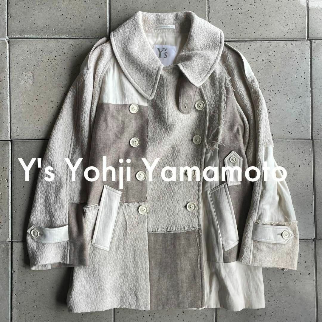 Y's - 2020AW Y'sヨウジヤマモト ヴィンテージ パッチワーク コート 2