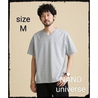 ナノユニバース(nano・universe)のNANO universe【美品】LB.04/バイオポンチVネックTシャツ(Tシャツ/カットソー(半袖/袖なし))