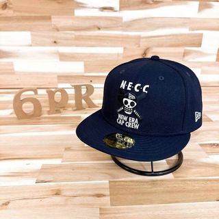 未使用【ニューエラ×ワンピース】限定コラボ海賊クルー キャップ スカルロゴ 紺