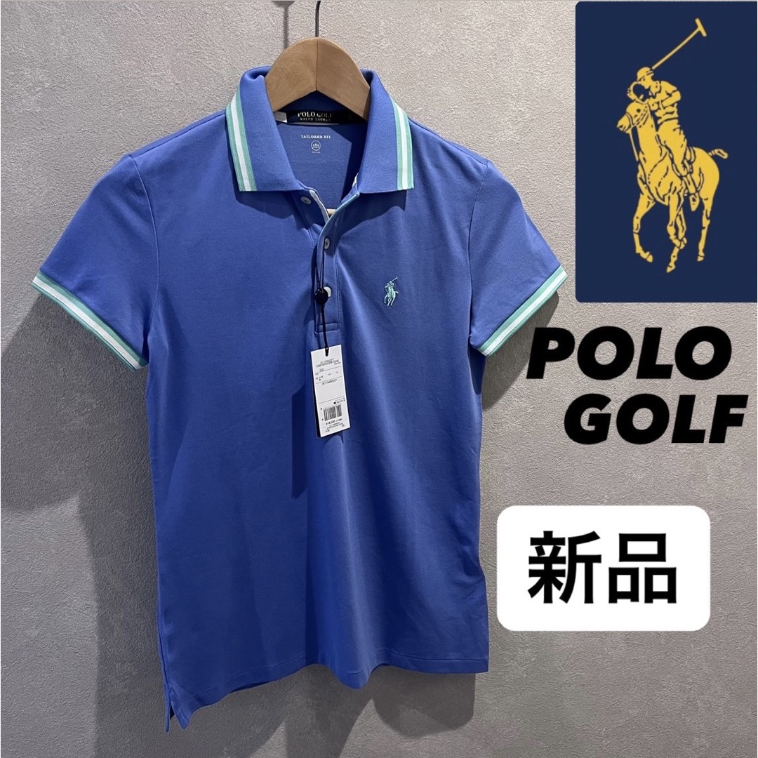 Polo Golf(ポロゴルフ)の【新品タグ付き】POLO GOLF レディース半袖ポロ　XS スポーツ/アウトドアのゴルフ(ウエア)の商品写真