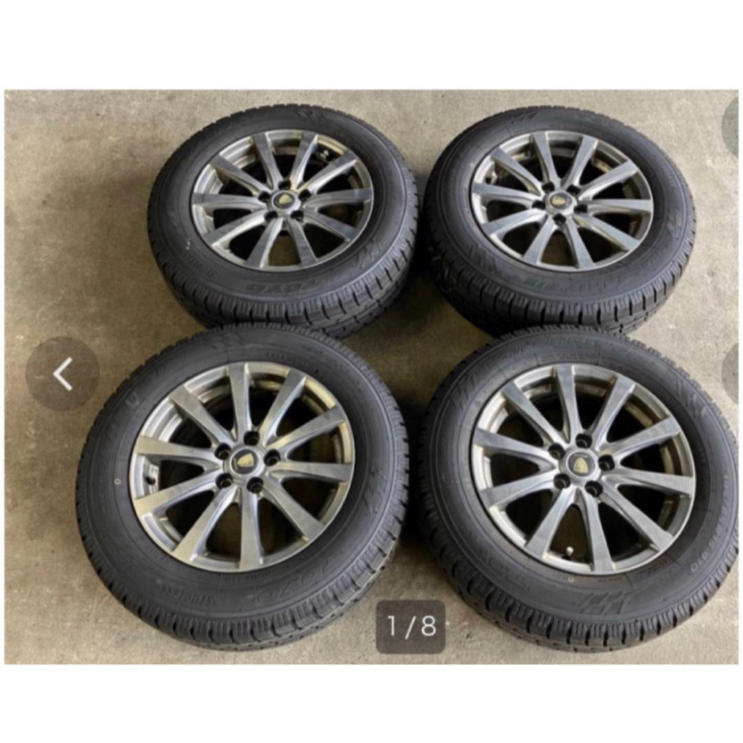 2021年製 195/65R15 中古 スタッドレスタイヤ付きアルミセット 4本