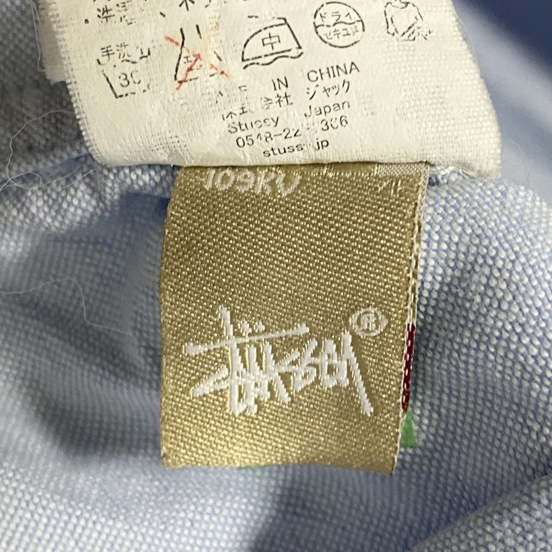 STUSSY(ステューシー)の大人気　ステューシー　七部袖シャツ　レアカラー　ワンポイント　SSリンク メンズのトップス(シャツ)の商品写真