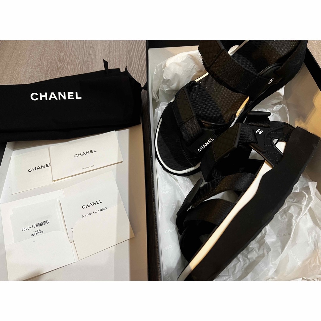 CHANEL そごう横浜店購入　サンダル