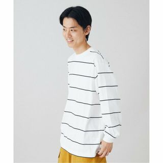 ベーセーストック(B.C STOCK)の【ホワイト】【Connection Between People】 L/S border(Tシャツ/カットソー(半袖/袖なし))