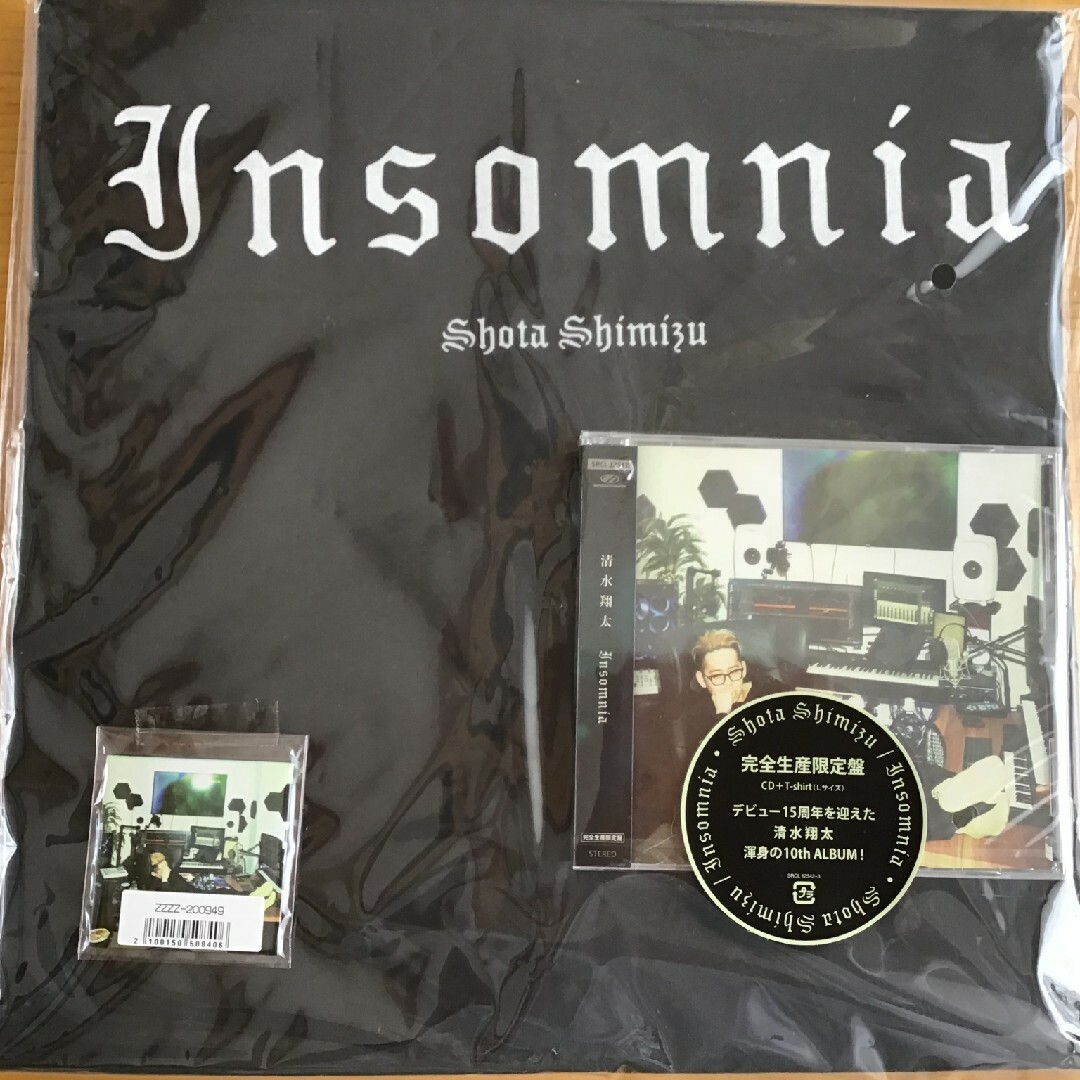 清水翔太　Insomnia【完全生産限定盤】CD+限定Tシャツ