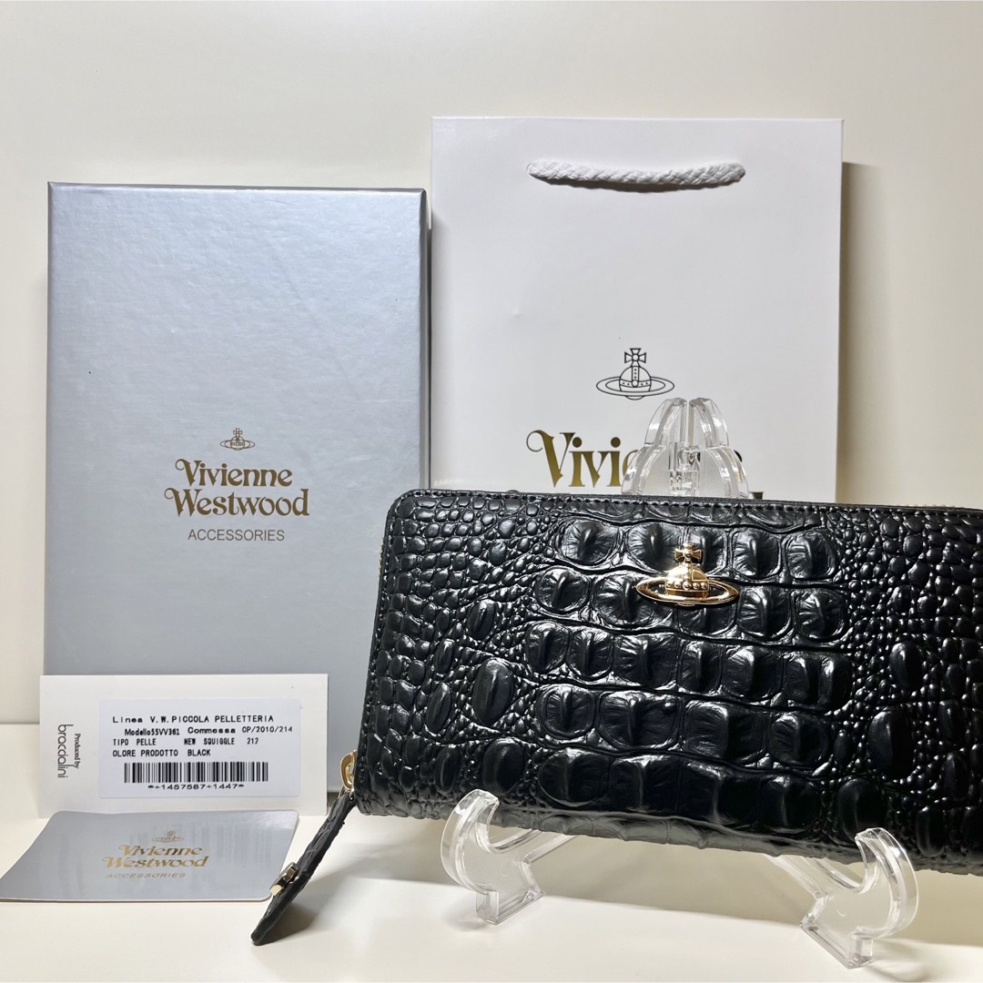 Vivienne Westwood(ヴィヴィアンウエストウッド)の✨新品✨ヴィヴィアンウエストウッド 長財布 ブラック レディースのファッション小物(財布)の商品写真