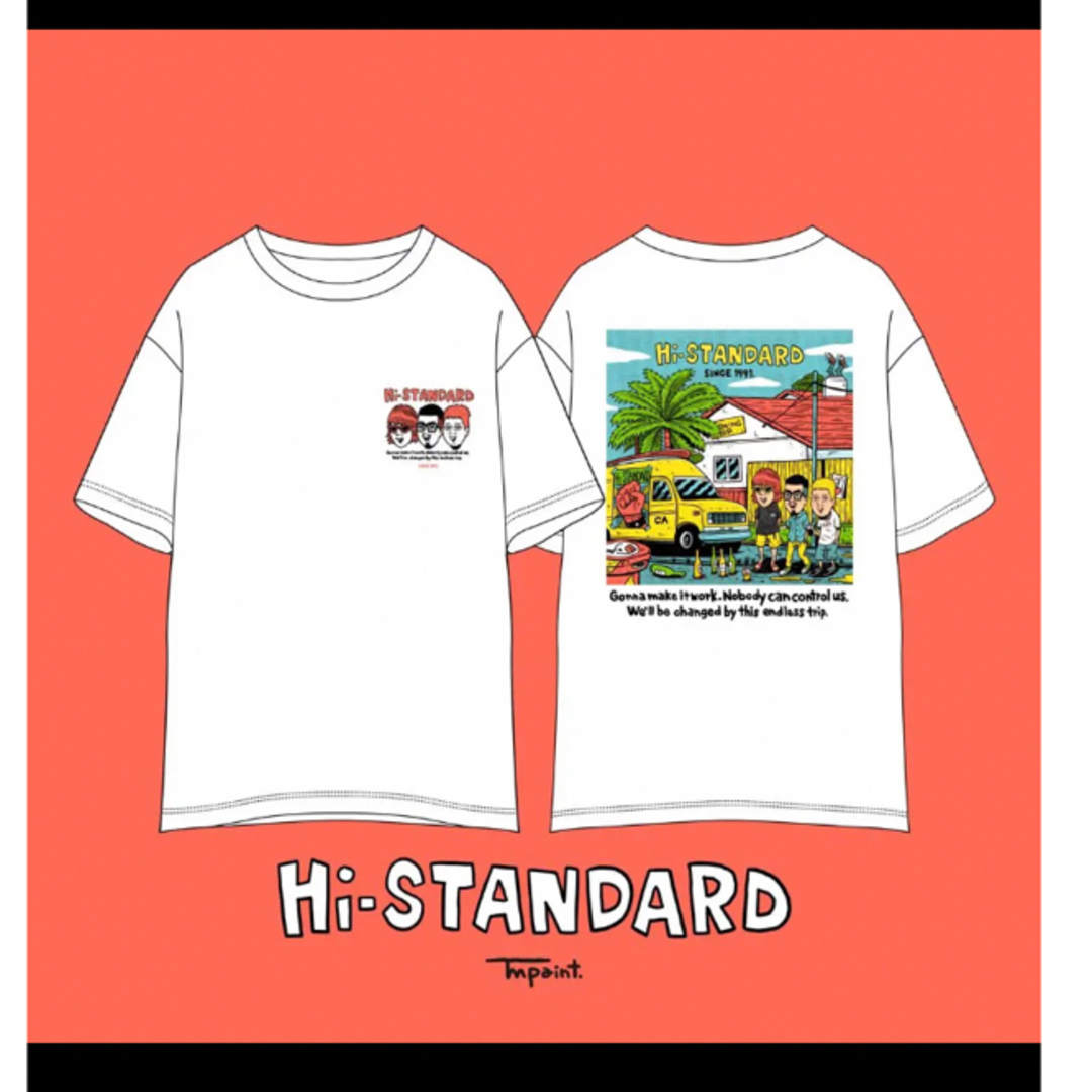 新品未使用 L  Hi-STANDARD ハイスタ Tシャツ