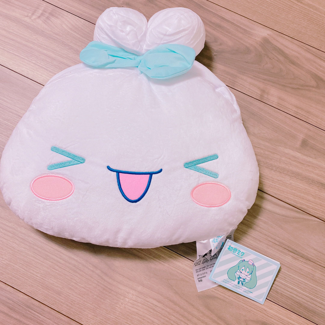 初音ミク×シナモロール みにぬいぐるみ プレミアムフェイスクッション