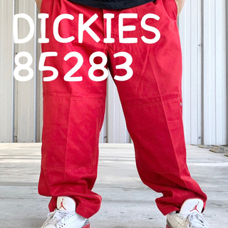ディッキーズ(Dickies)の希少カラー　DICKIES ダブルニー　ワークパンツ　メキシコ製　レッド(ワークパンツ/カーゴパンツ)