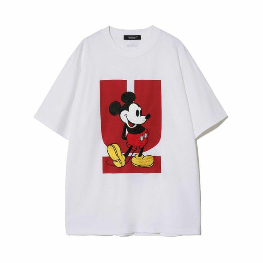 即完品 Disney × UNDERCOVER ミッキー Tシャツ 3 ホワイト-