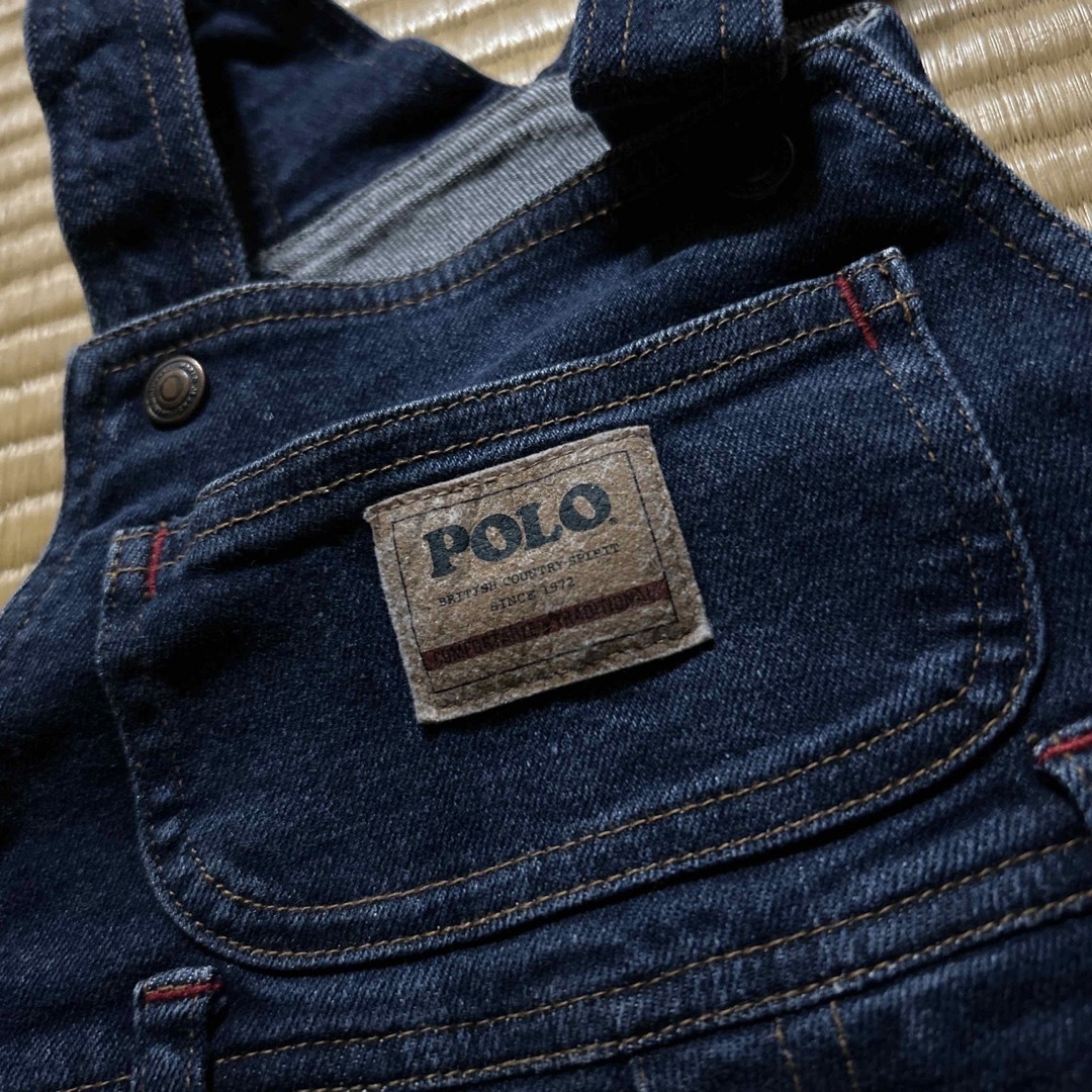 POLO RALPH LAUREN(ポロラルフローレン)のPOLO  デニム　オーバーオール　95センチ キッズ/ベビー/マタニティのキッズ服女の子用(90cm~)(その他)の商品写真