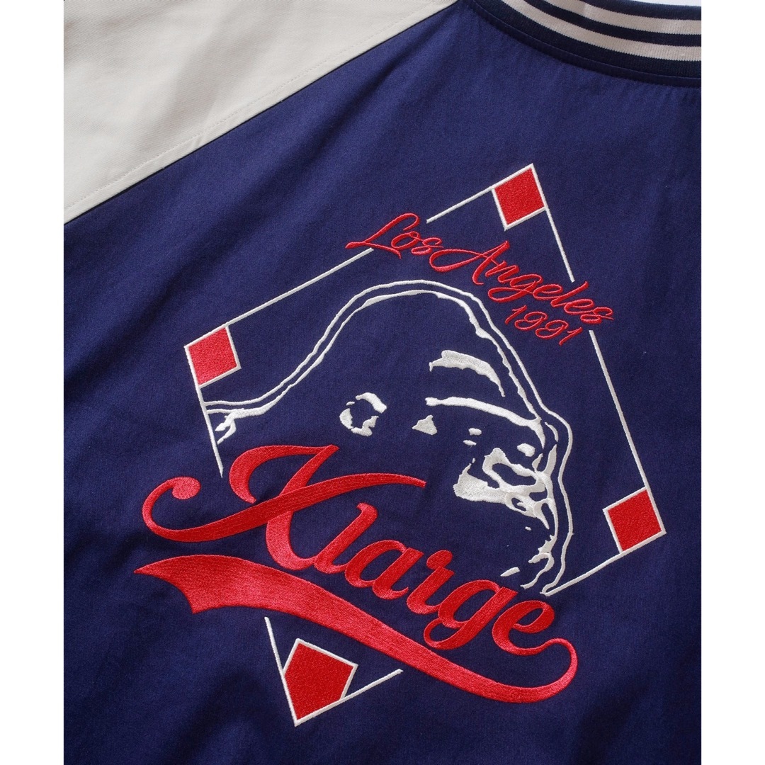 XLARGE(エクストララージ)の希少 L★XLARGE REVERSIBLE BASEBALL JACKET メンズのジャケット/アウター(ブルゾン)の商品写真