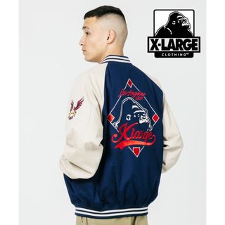 エクストララージ(XLARGE)の希少 L★XLARGE REVERSIBLE BASEBALL JACKET(ブルゾン)