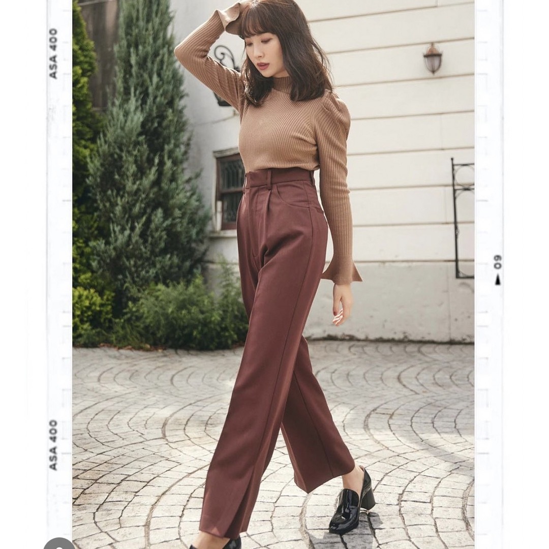 Her lip to(ハーリップトゥ)の本日まで‼️ Super High Waisted TwillPants レディースのパンツ(カジュアルパンツ)の商品写真