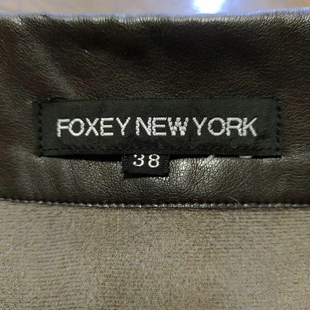 FOXEY NEW YORK - 1538超美品 フォクシーニューヨーク 38 レザー