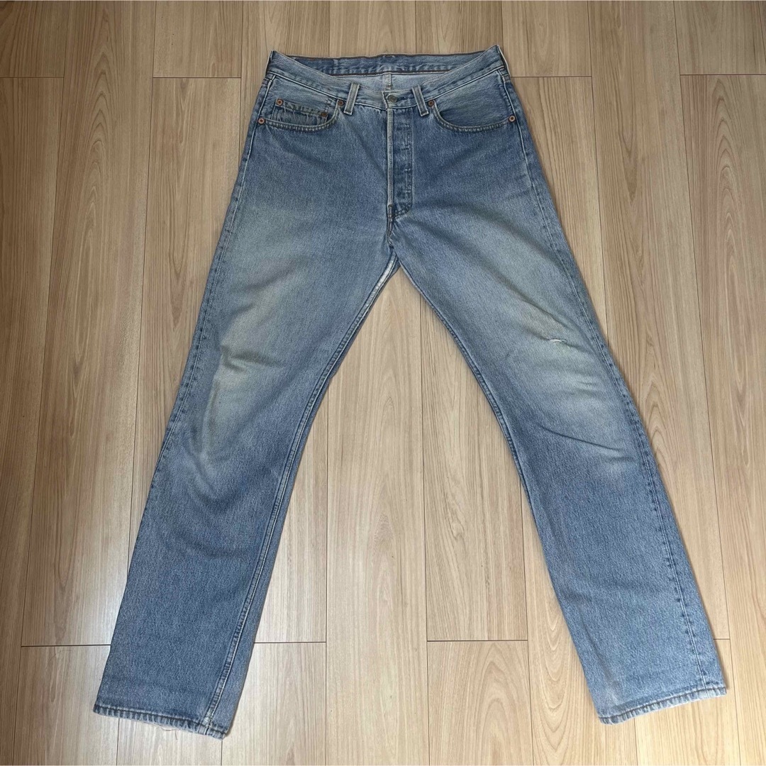 90sヴィンテージ、復刻LEVI’S 503、ストレートジーンズ、32×34