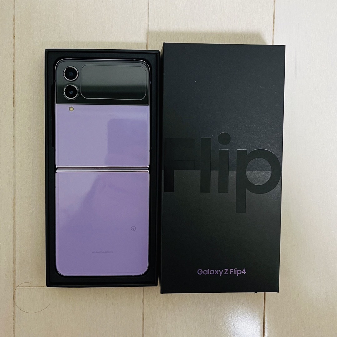 ✨美品 ✨ galaxy z flip 4 128GB パープル - スマートフォン/携帯電話