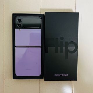 サムスン(SAMSUNG)の✨美品 ✨ galaxy z flip 4 128GB パープル(スマートフォン本体)