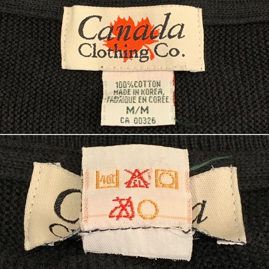 1349 CANADA Clothing Co. 【M】コットンニット Vネック