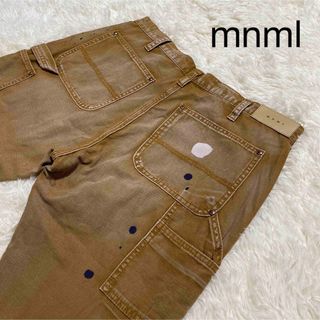 ミニマル(mnml)の【美品】　mnml ペイント加工　スプラッシュ　フレアパンツ  ペインターパンツ(ペインターパンツ)