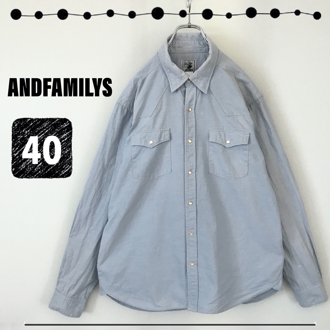 【新品】ANDFAMILYS   シャツ　メンズ