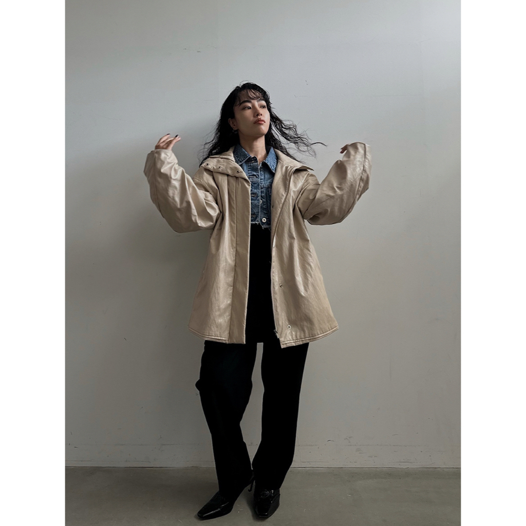 Ameri VINTAGE - Ameri / PASTING LIKE FAKE LEATHER JACKETの通販 by