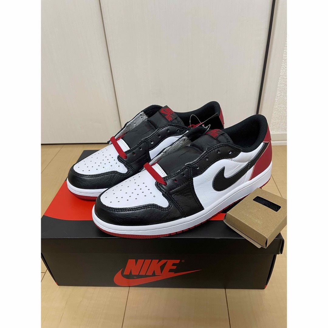 最終値下Air Jordan 1 Retro Low OG Black Toe