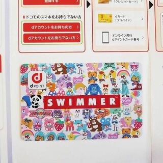 02875 【新品・未使用】SWIMMER dポイントカード　コラボ　レア　非売(ノベルティグッズ)