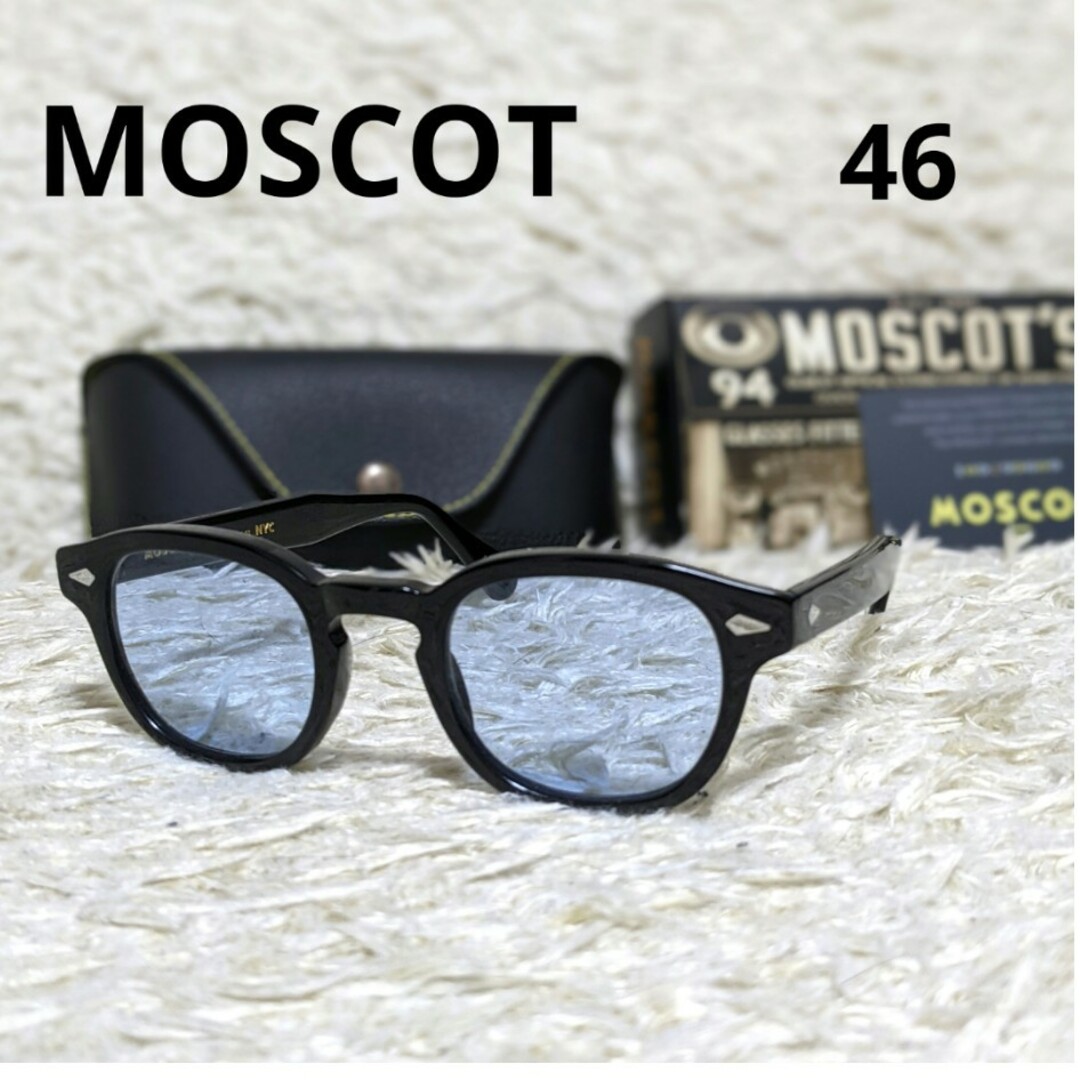 MOSCOT LEMTOSH レムトッシュ　モスコット 46 サングラスレンズ青