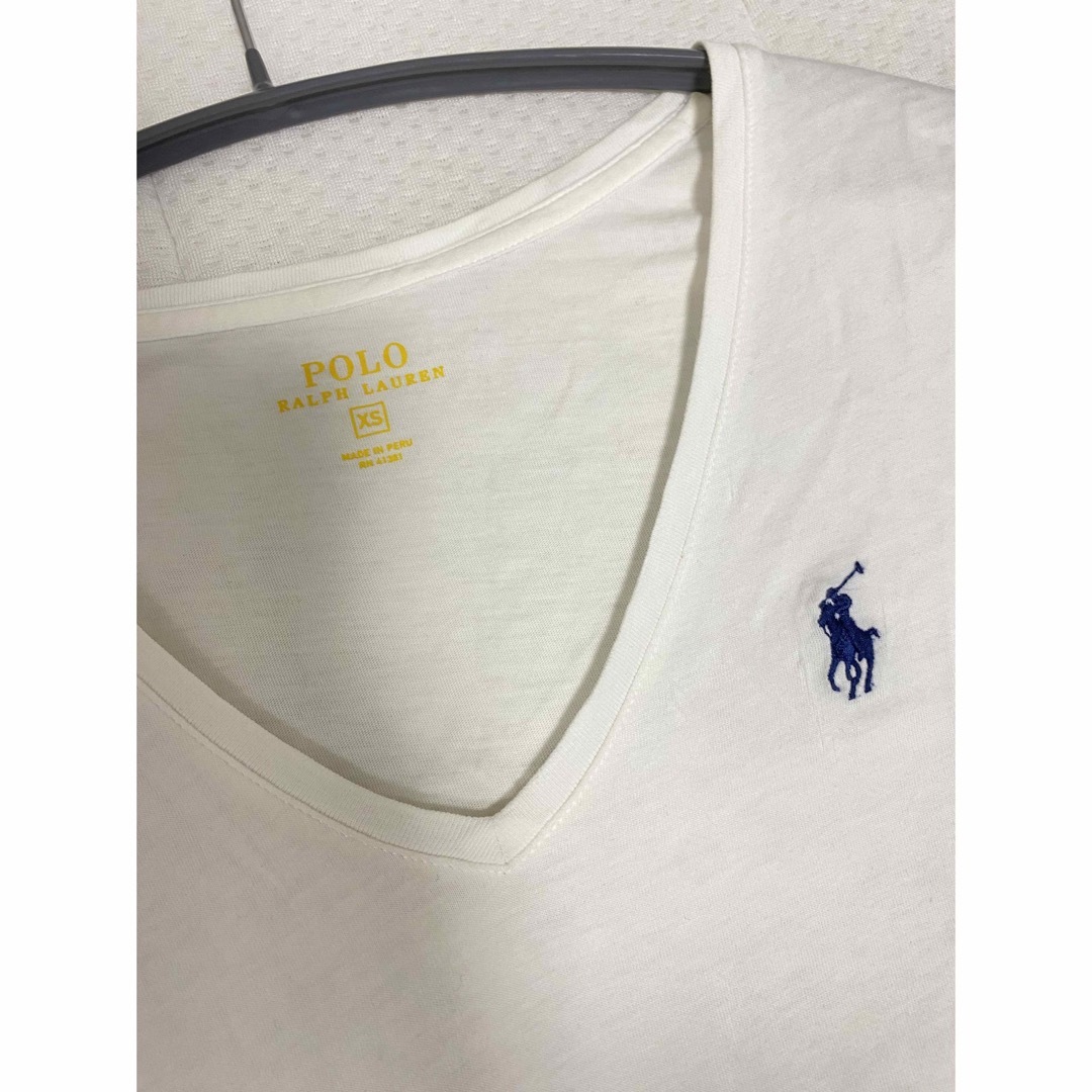 POLO RALPH LAUREN(ポロラルフローレン)のラルフローレン　Ｖネック　Tシャツ レディースのトップス(Tシャツ(半袖/袖なし))の商品写真