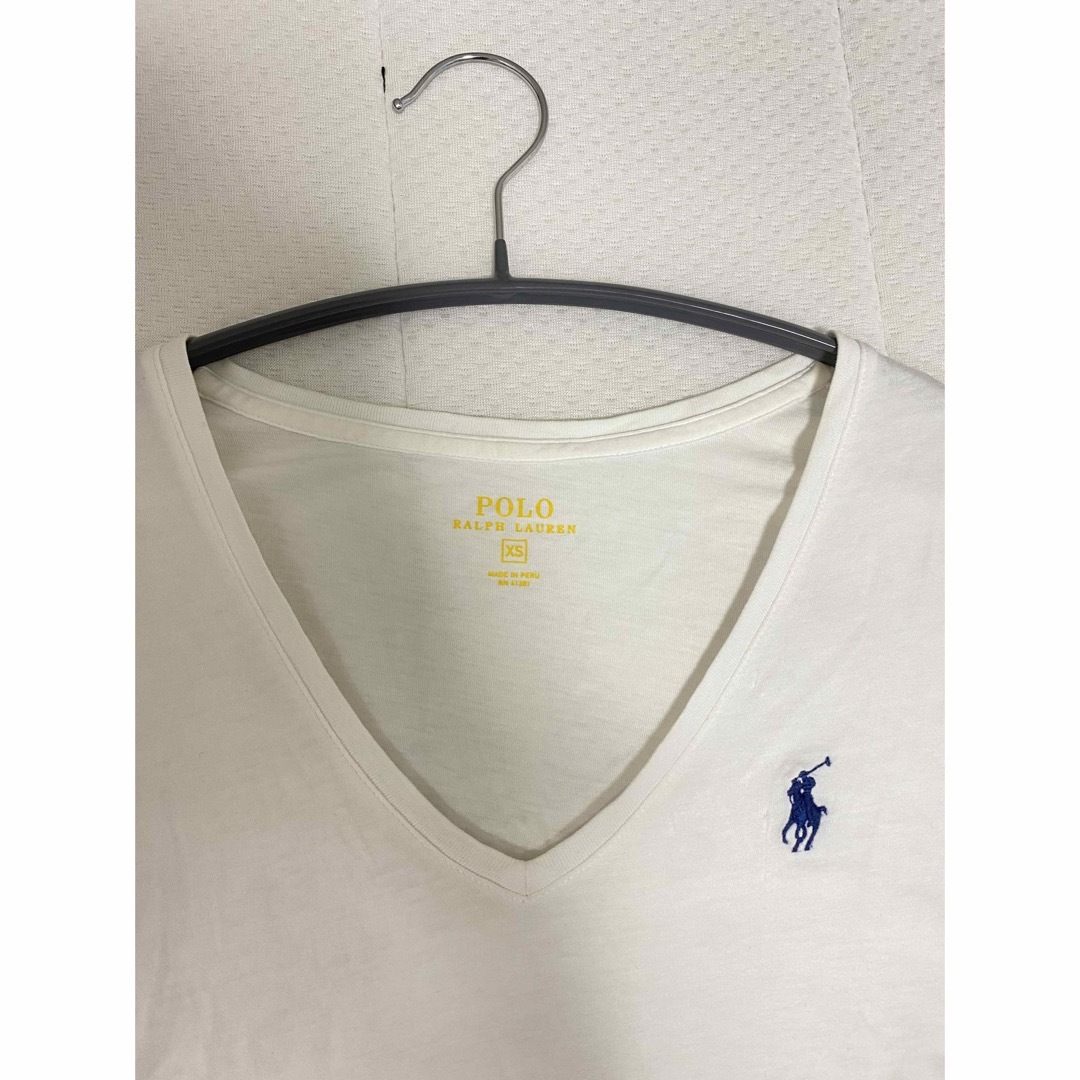 POLO RALPH LAUREN(ポロラルフローレン)のラルフローレン　Ｖネック　Tシャツ レディースのトップス(Tシャツ(半袖/袖なし))の商品写真