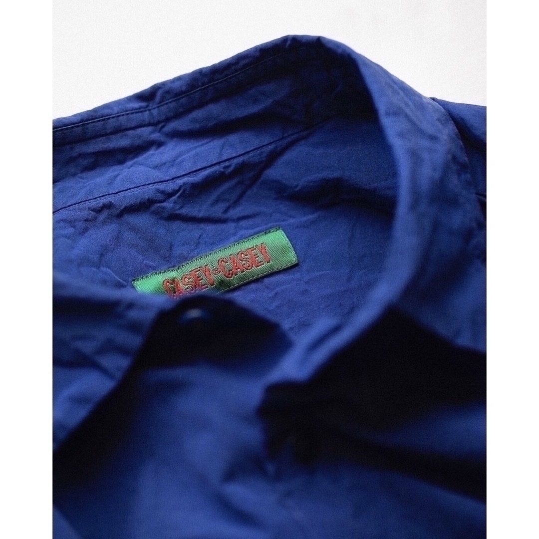 【CASEY CASEY】Big Raccourcie Shirt blue